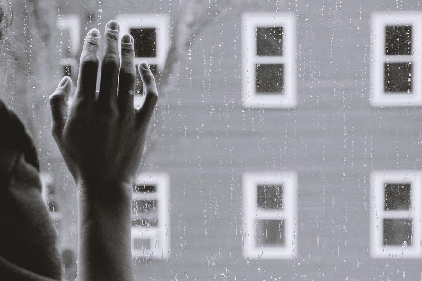 sad and depressed - hand on window - kansas city depression help